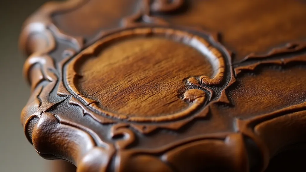 Aged walnut veneer texture