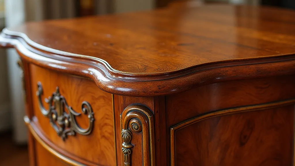 Finished French polish