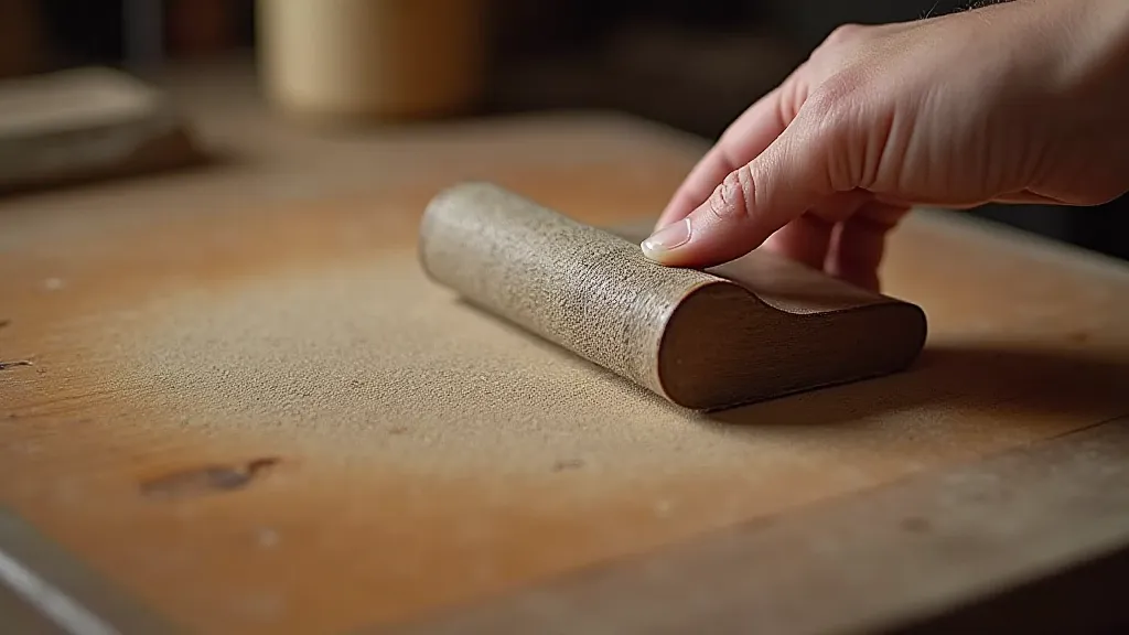 Rubber polishing action