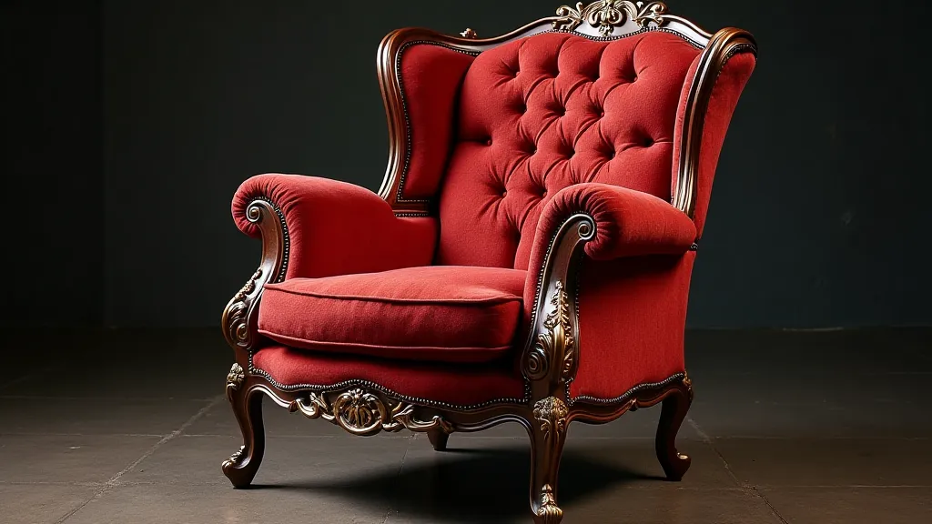 Victorian parlor chair