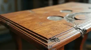 Veneer Repair for Antique Furniture: Patching, Filling, and Re-gluing